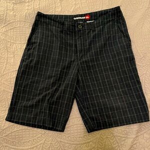 Quiksilver Blue Flat Front Shorts Casual Style